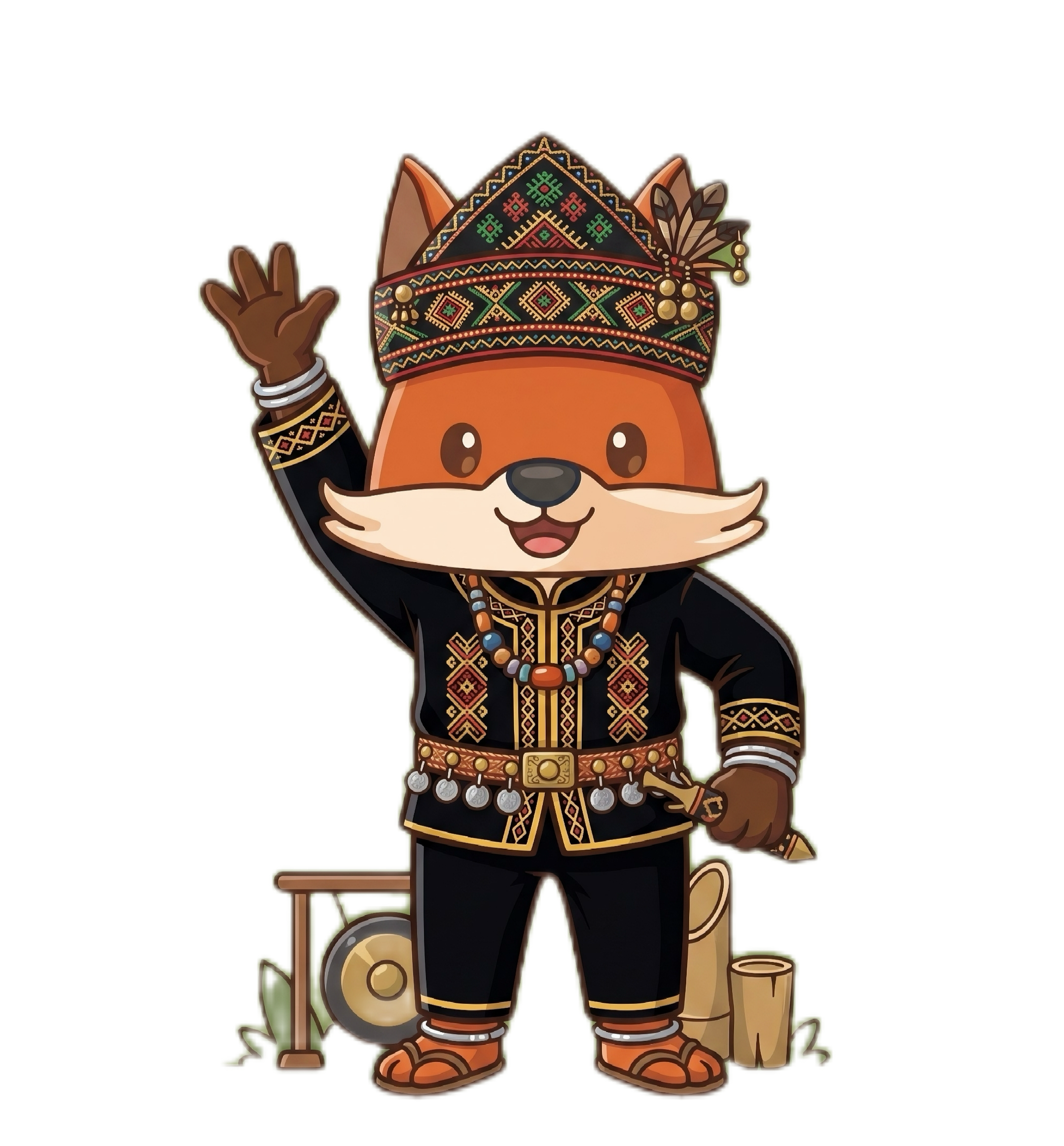 Chanang Fox Mascot